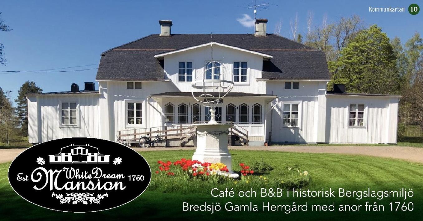 Bredsjoe Gamla Herrgard White Dream Mansion Hällefors エクステリア 写真